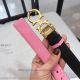 AAA Quality Ferragamo Reversible Pink Leather Gancini Belt For Women (4)_th.jpg